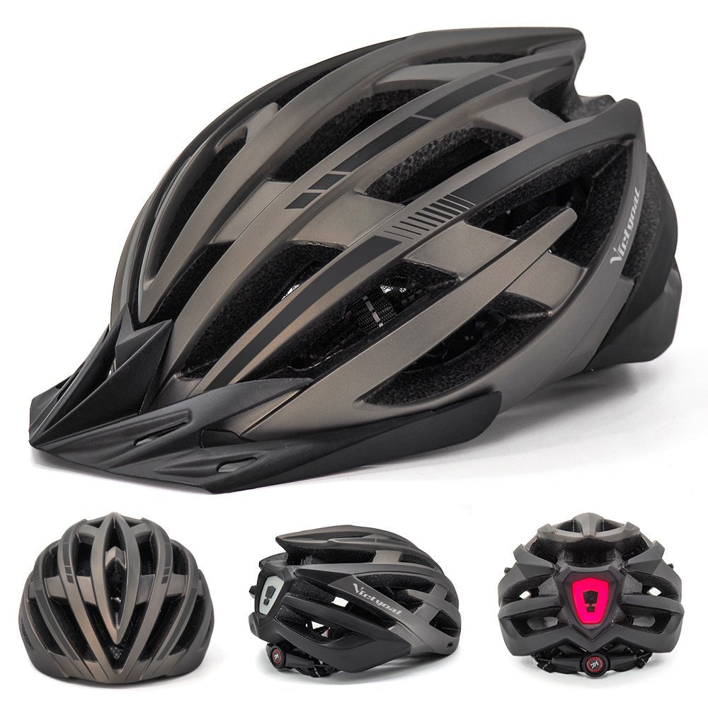 USB MTB LED Bike Helmet Aero Sun Visor Adults Helmets VICTGOAL adultshelmets helmets