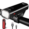 VICTGOAL USB rechargeable front and rear bike light set