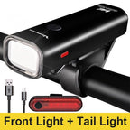 Bicycle headlight and tail light mounting set