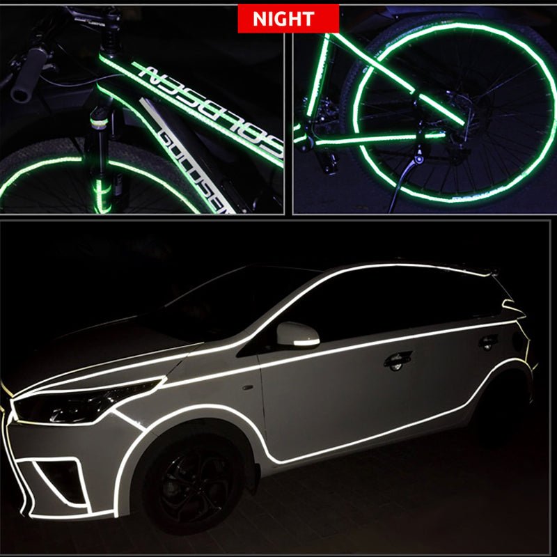 VICTGOAL reflective bicycle wheel tape and stickers