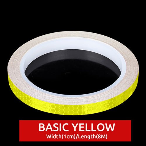 MTB reflective sticker set for bike visibility accents