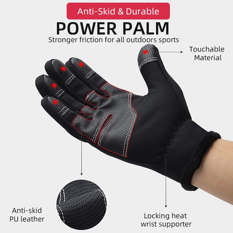 Winter Thermal Sports Gloves Touch Screen Anti-Slip Gloves VICTGOAL gloves