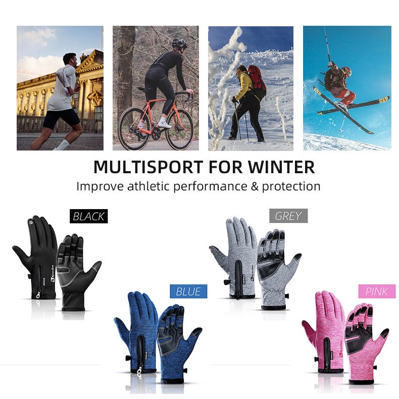 Winter Thermal Sports Gloves Touch Screen Anti-Slip Gloves VICTGOAL gloves